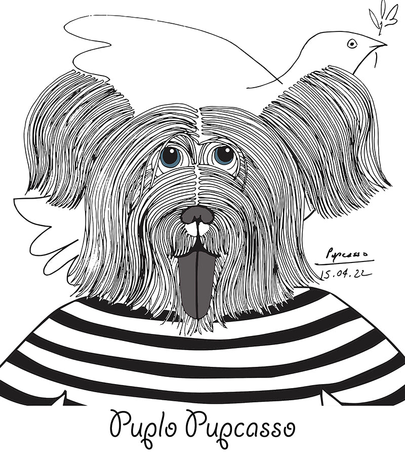Puplo Pupcasso - The Shaggy Dogs Limited Edition Print