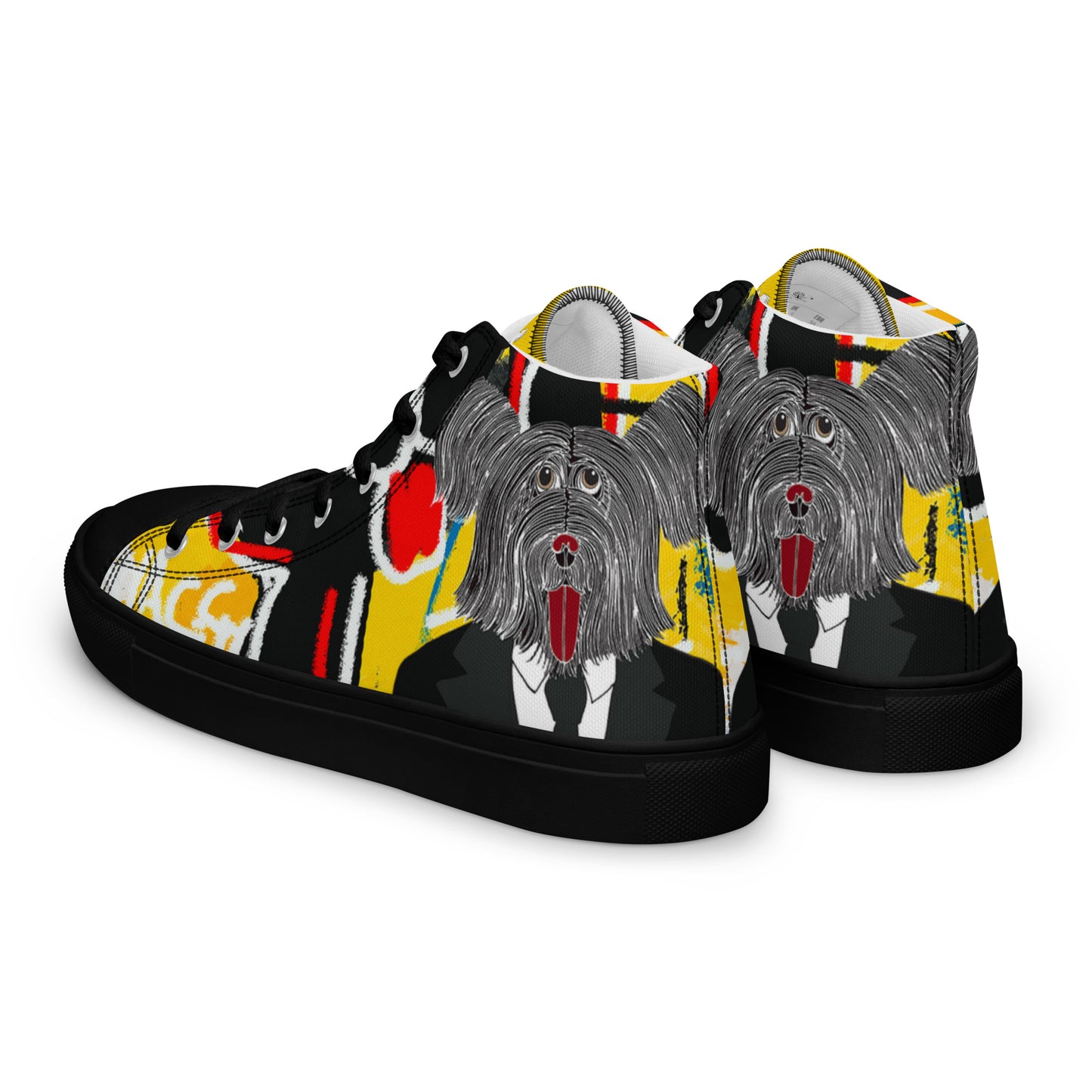 Limited Edition - Jean-Michel Bark-At-Cats High Top Sneakers