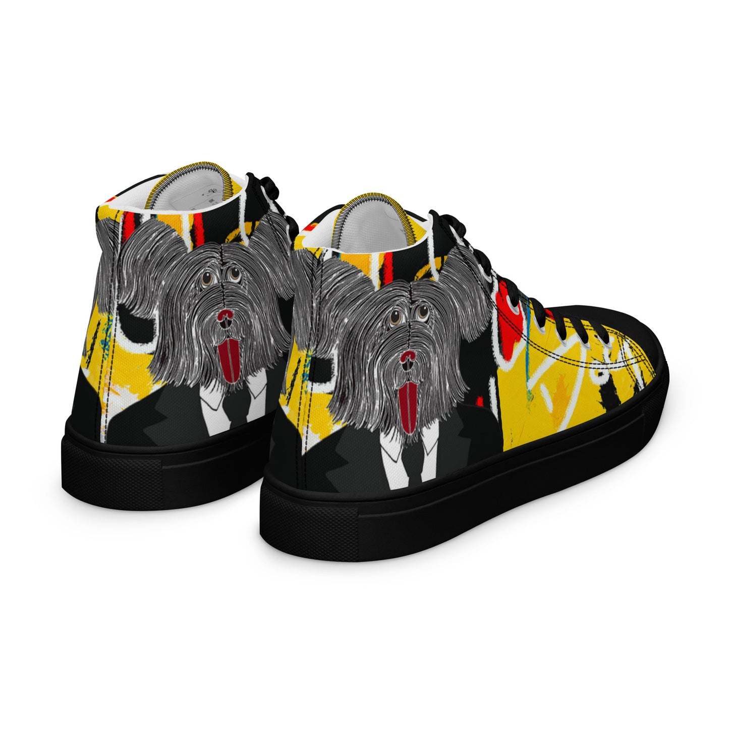 Limited Edition - Jean-Michel Bark-At-Cats High Top Sneakers